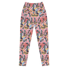 Load image into Gallery viewer, Leggings with pockets Coral 'Fashion Sea'