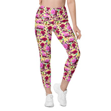 Load image into Gallery viewer, Leggings with pockets 'Jungle Flower'