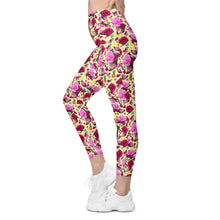 Load image into Gallery viewer, Leggings with pockets 'Jungle Flower'