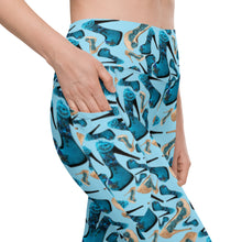 Load image into Gallery viewer, Leggings with pockets 'Travel dream'