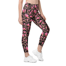 Load image into Gallery viewer, Leggings with pockets 'Black Rose'