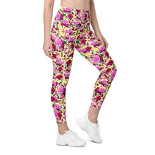 Load image into Gallery viewer, Leggings with pockets 'Jungle Flower'