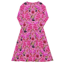 Load image into Gallery viewer, Long sleeve midi dress 'Orchidee'