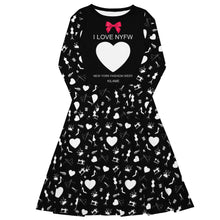 Load image into Gallery viewer, Long sleeve midi dress 'NYFW'