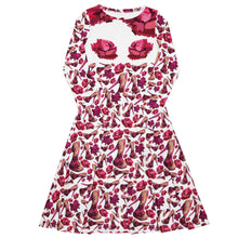 Load image into Gallery viewer, Long sleeve midi dress 'Pink Diva'