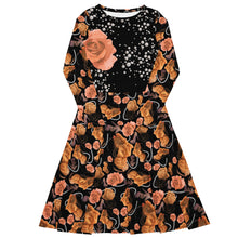 Load image into Gallery viewer, Long sleeve midi dress 'Roma Couture'