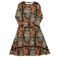 Load image into Gallery viewer, Long sleeve midi dress 'Nude Embroidery'