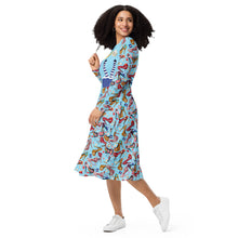 Load image into Gallery viewer, Long sleeve midi dress 'Alice Shoes'