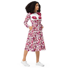 Load image into Gallery viewer, Long sleeve midi dress 'Pink Diva'