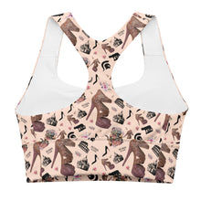 Load image into Gallery viewer, Longline sports bra Fiola 'Quanto sei bella'