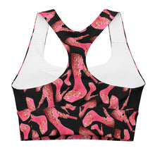 Load image into Gallery viewer, Longline sports bra '24/7 Influencer'