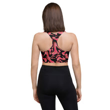 Load image into Gallery viewer, Longline sports bra '24/7 Influencer'