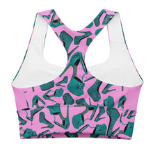 Load image into Gallery viewer, Longline sports bra 'Always busy'