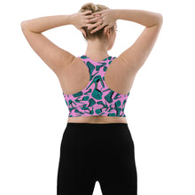 Load image into Gallery viewer, Longline sports bra 'Always busy'