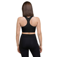 Load image into Gallery viewer, Longline sports bra 'Logomania'
