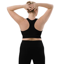 Load image into Gallery viewer, Longline sports bra 'Logomania'