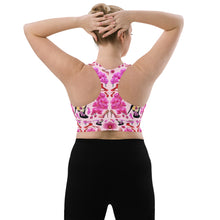 Load image into Gallery viewer, Longline sports bra 'Orchidee'