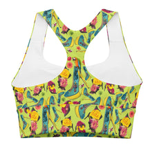Load image into Gallery viewer, Longline sports bra 'Tropical'