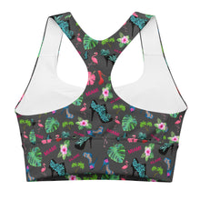 Load image into Gallery viewer, Longline sports bra 'Miami Vibe'