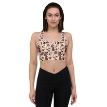 Load image into Gallery viewer, Longline sports bra Fiola 'Quanto sei bella'