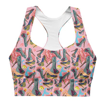 Load image into Gallery viewer, Longline sports bra 'Fashion Sea'