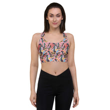 Load image into Gallery viewer, Longline sports bra 'Fashion Sea'