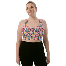 Load image into Gallery viewer, Longline sports bra 'Fashion Sea'