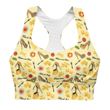 Load image into Gallery viewer, Longline sports bra 'Spaghetti'