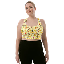 Load image into Gallery viewer, Longline sports bra 'Spaghetti'