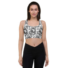 Load image into Gallery viewer, Longline sports bra 'Lace'