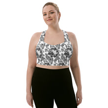 Load image into Gallery viewer, Longline sports bra 'Lace'