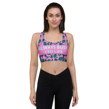 Load image into Gallery viewer, Longline sports bra 'Always busy'