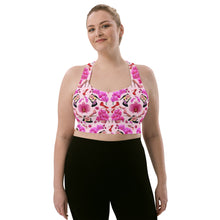 Load image into Gallery viewer, Longline sports bra 'Orchidee'