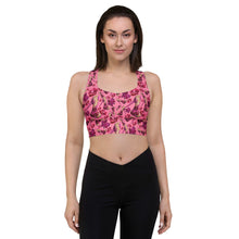 Load image into Gallery viewer, Longline sports bra 'Diamond life'