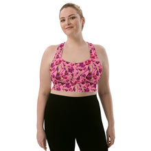 Load image into Gallery viewer, Longline sports bra 'Diamond life'