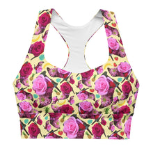 Load image into Gallery viewer, Longline sports bra 'Jungle Fashion'