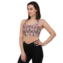 Load image into Gallery viewer, Longline sports bra 'Fashion Sea'