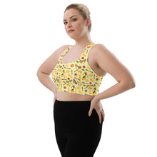 Load image into Gallery viewer, Longline sports bra 'Spaghetti'