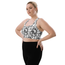 Load image into Gallery viewer, Longline sports bra 'Lace'
