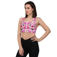Load image into Gallery viewer, Longline sports bra 'Orchidee'