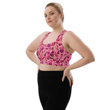 Load image into Gallery viewer, Longline sports bra 'Diamond life'