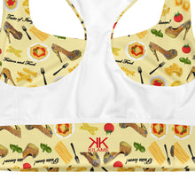Load image into Gallery viewer, Longline sports bra 'Spaghetti'