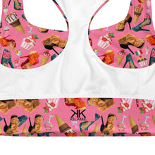 Load image into Gallery viewer, Longline sports bra 'Gelato Italiano'