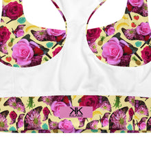 Load image into Gallery viewer, Longline sports bra 'Jungle Fashion'