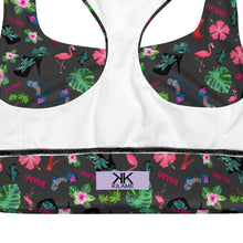 Load image into Gallery viewer, Longline sports bra 'Miami Vibe'
