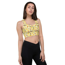 Load image into Gallery viewer, Longline sports bra 'Spaghetti'