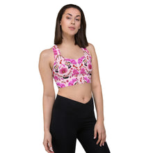 Load image into Gallery viewer, Longline sports bra 'Orchidee'