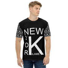 Load image into Gallery viewer, Men's T-shirt 'New York All over logo'
