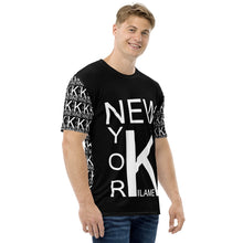 Load image into Gallery viewer, Men's T-shirt 'New York All over logo'