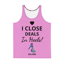 Load image into Gallery viewer, Tank Top Rosm 'I close deals in heels'